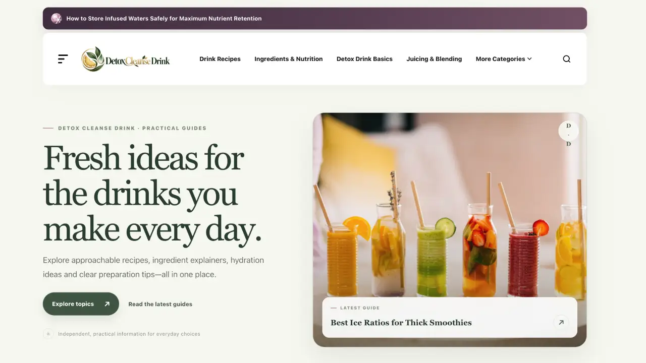 detoxcleansedrink.com tanıtım yazısı yayın sitesi