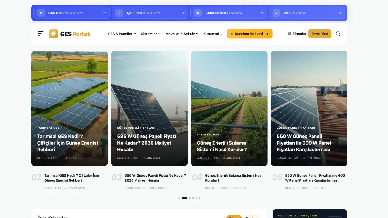 gesportali.com tanıtım yazısı yayın sitesi